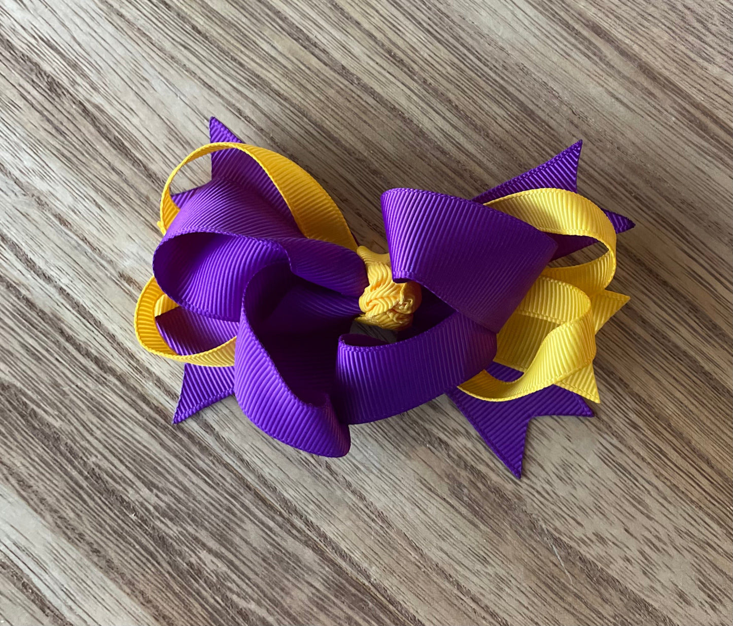 Purple/Gold Small Spirit Bow