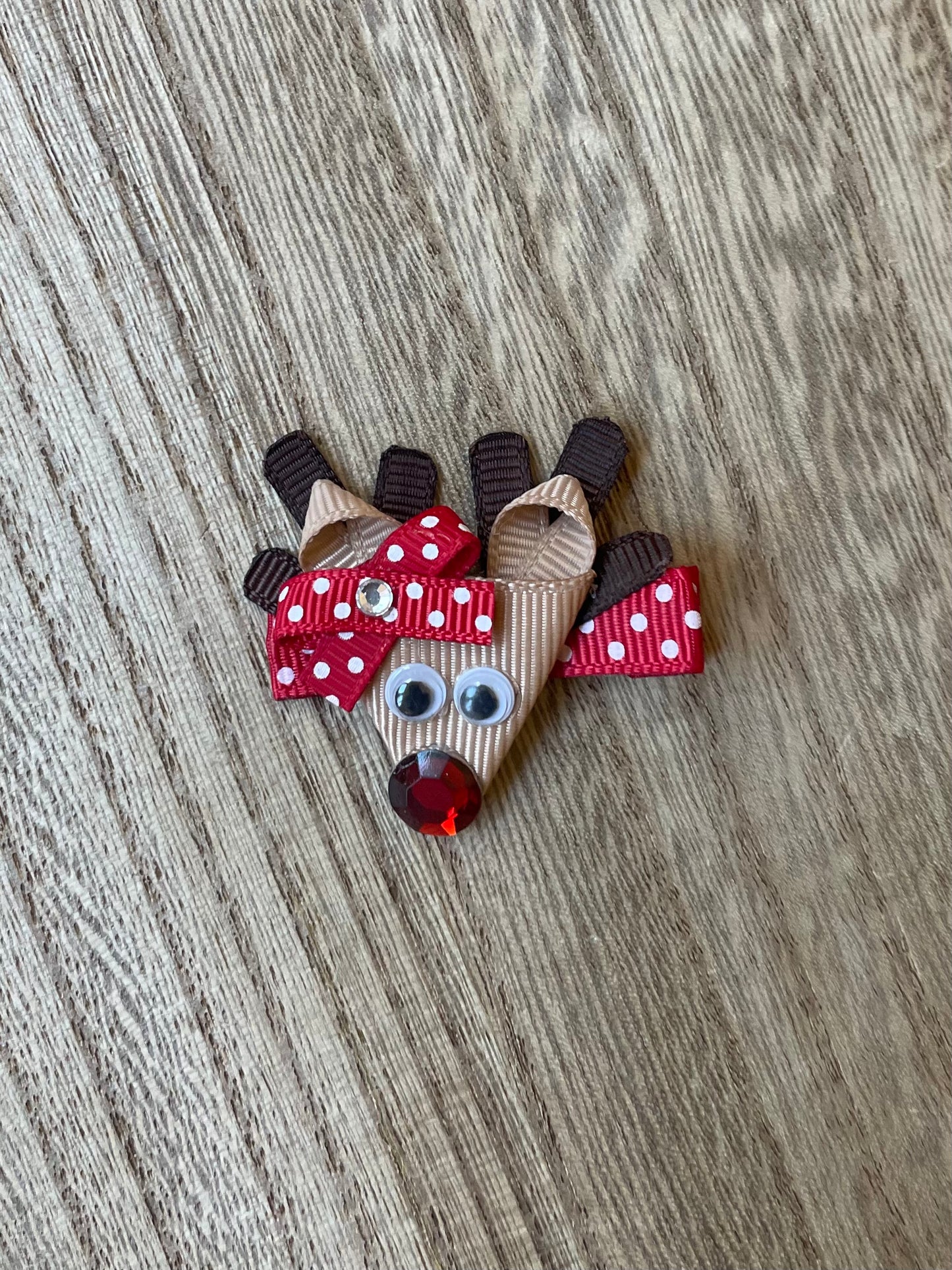 Rosie Reindeer Clip & Bow Set