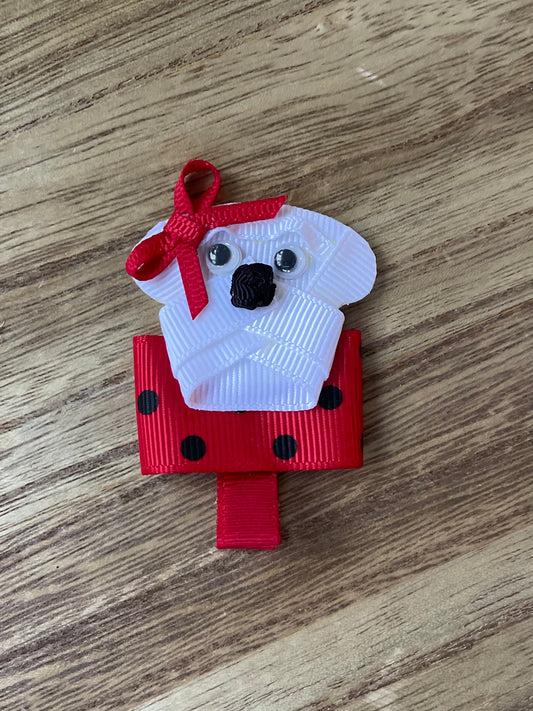 Georgia Bulldog Hair Clip