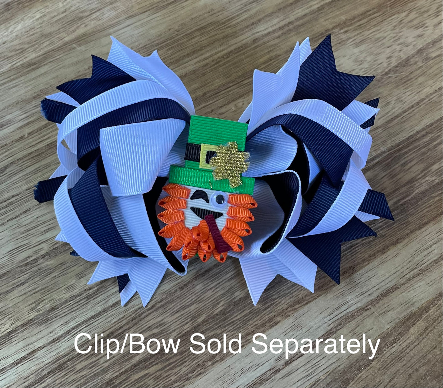 School Spirit Large Premium Stacking Bow