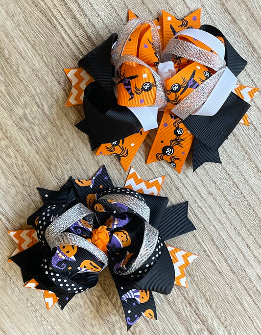 Glitz and Glam Halloween Bow