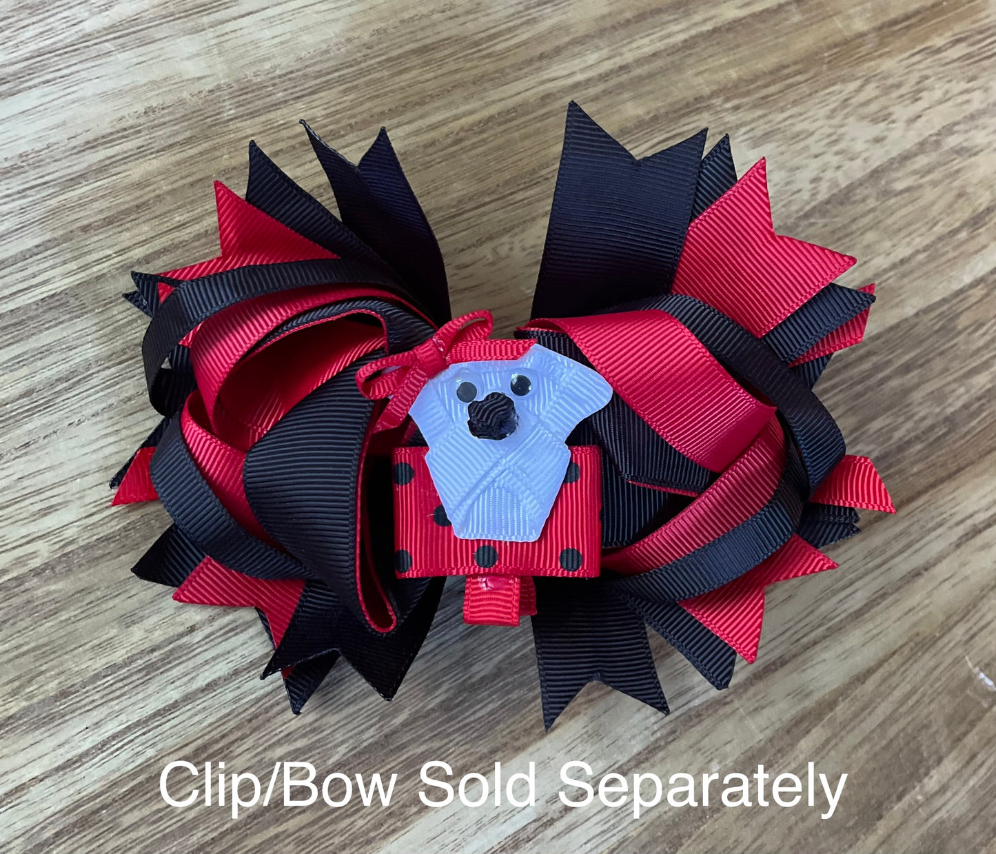 School Spirit Large Premium Stacking Bow