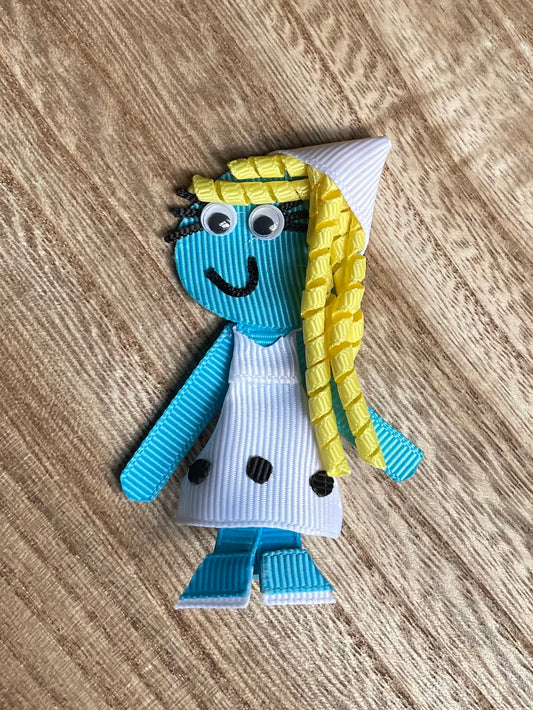 Smurfette Hair Clip