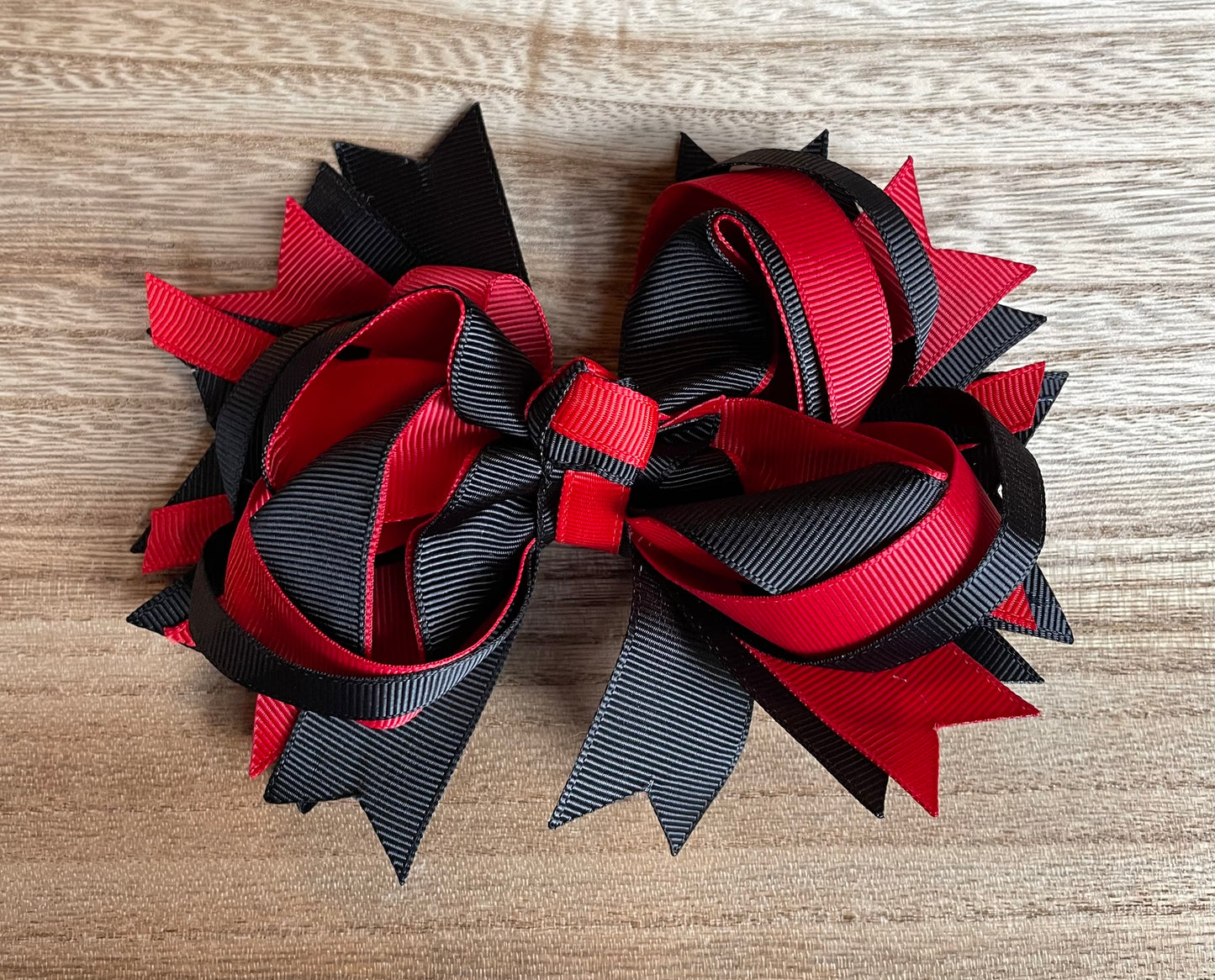 School Spirit Large Premium Stacking Bow