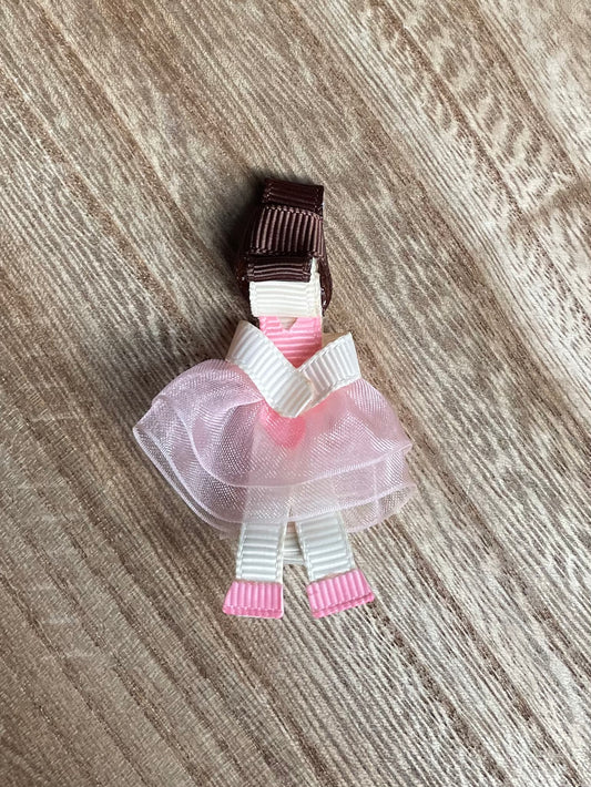 Ballerina Hair Clip - Brunette