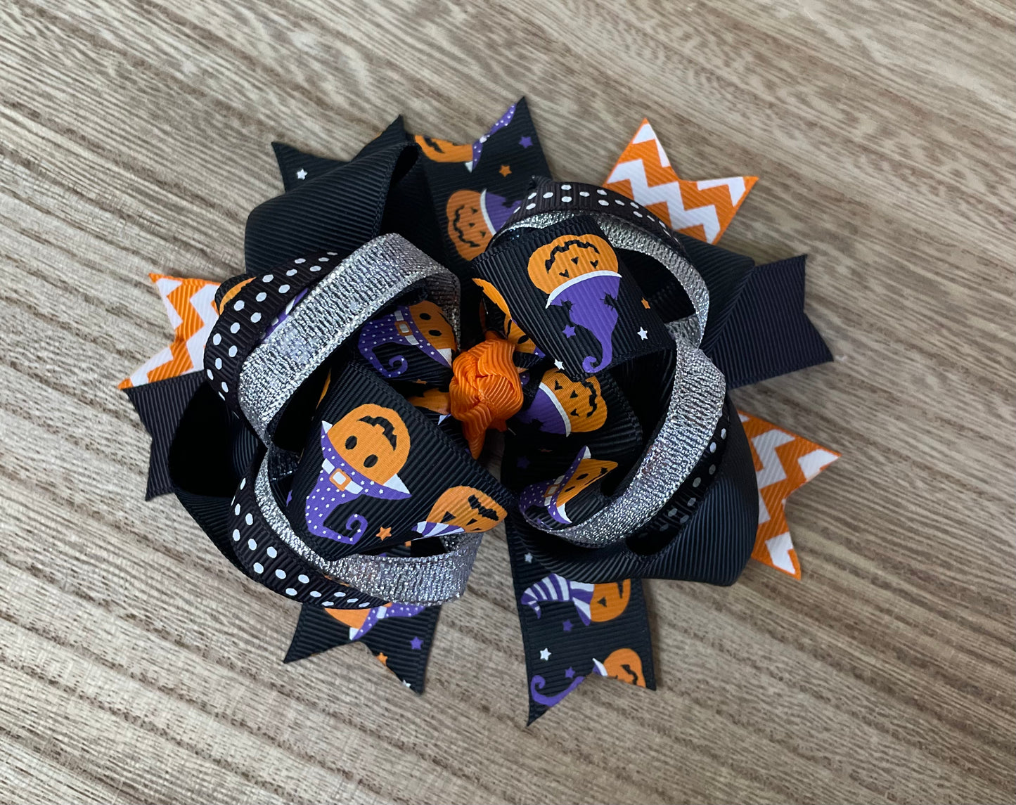 Glitz and Glam Halloween Bow