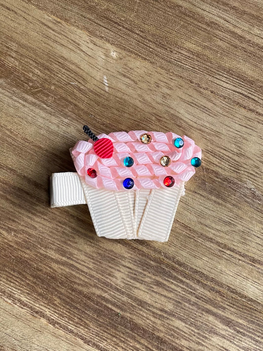 Cutie Cupcake Hair Clip