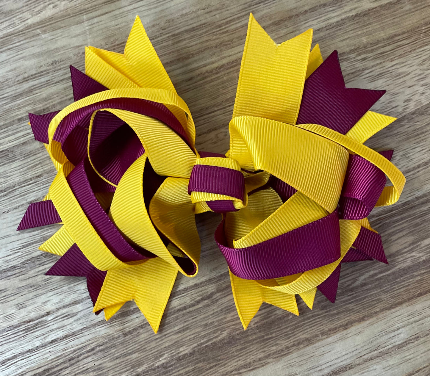 School Spirit Large Premium Stacking Bow