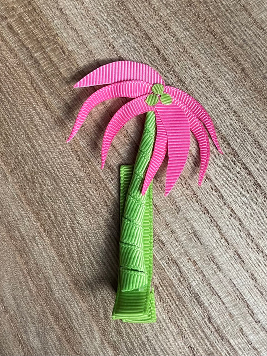 Palm Tree Hair Clip